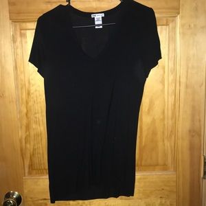 Victoria Secret black V neck